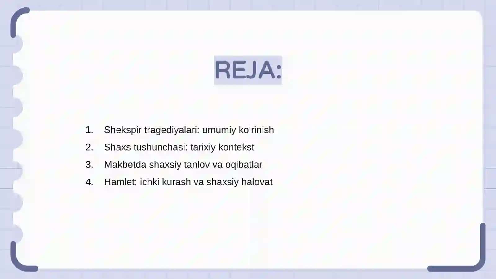 Shekspir tragedyalarida shaxs masalasi 2