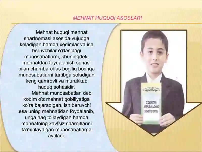 Mehnat Huquqi Asoslari 2