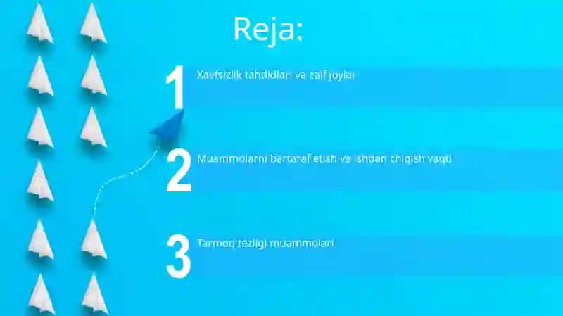 Tarmoqni administratorlashning tipik masalalari 2