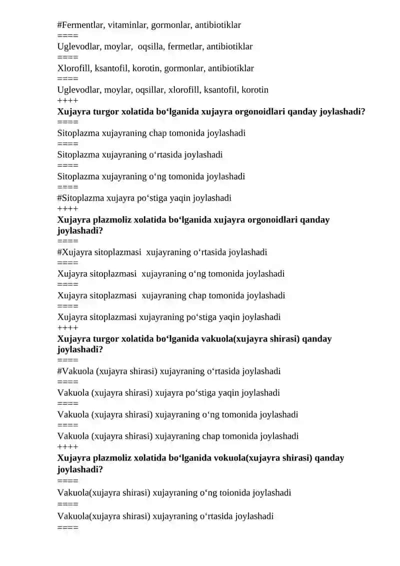 Botanika soʻzining ma’nosi? 2