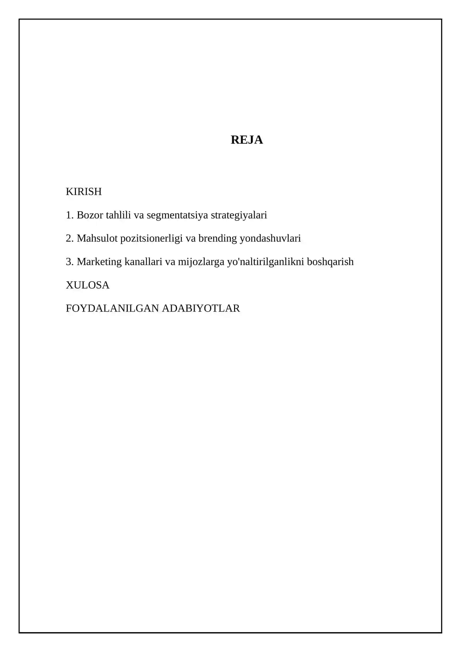Strategik marketing 2
