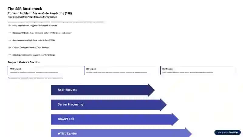 SSR Bottleneck (nextjs v12 loyhasida ssrni performance ga tas'ri va optimizatsiya yo'llari) 2