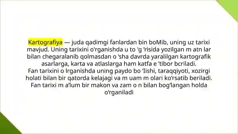 Kartografiya 2