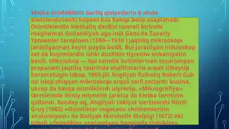 Kletka haqqında tusınık 2