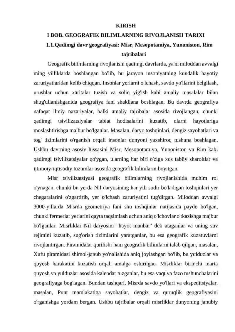 Geografik bilimlarning rivojlanish tarixi mavzusini o’tish metodikasi 2