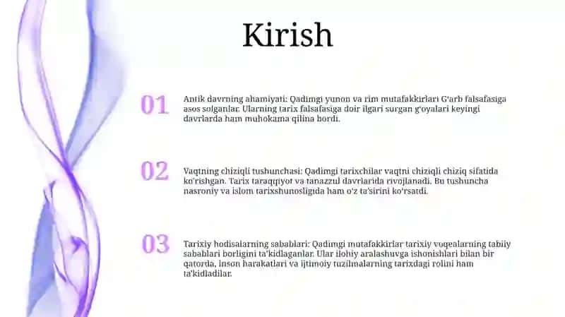 Antik Davr Tarix Falsafasi 2