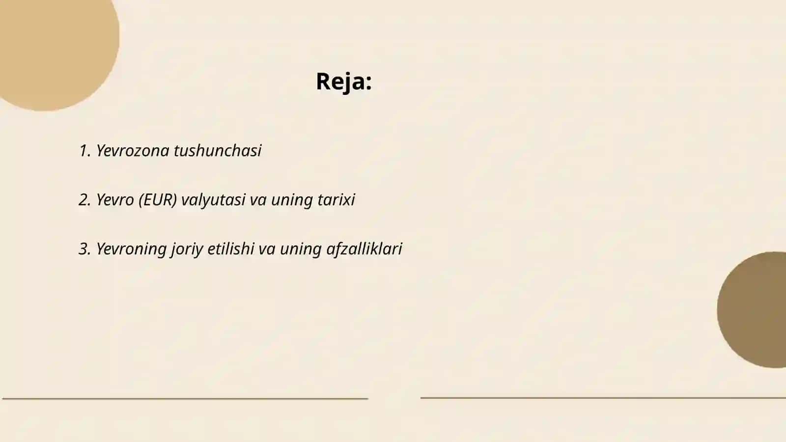Yevrozona tushunchasi 2