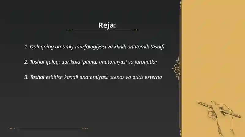 Quloqning klinik anatomiyasi 2