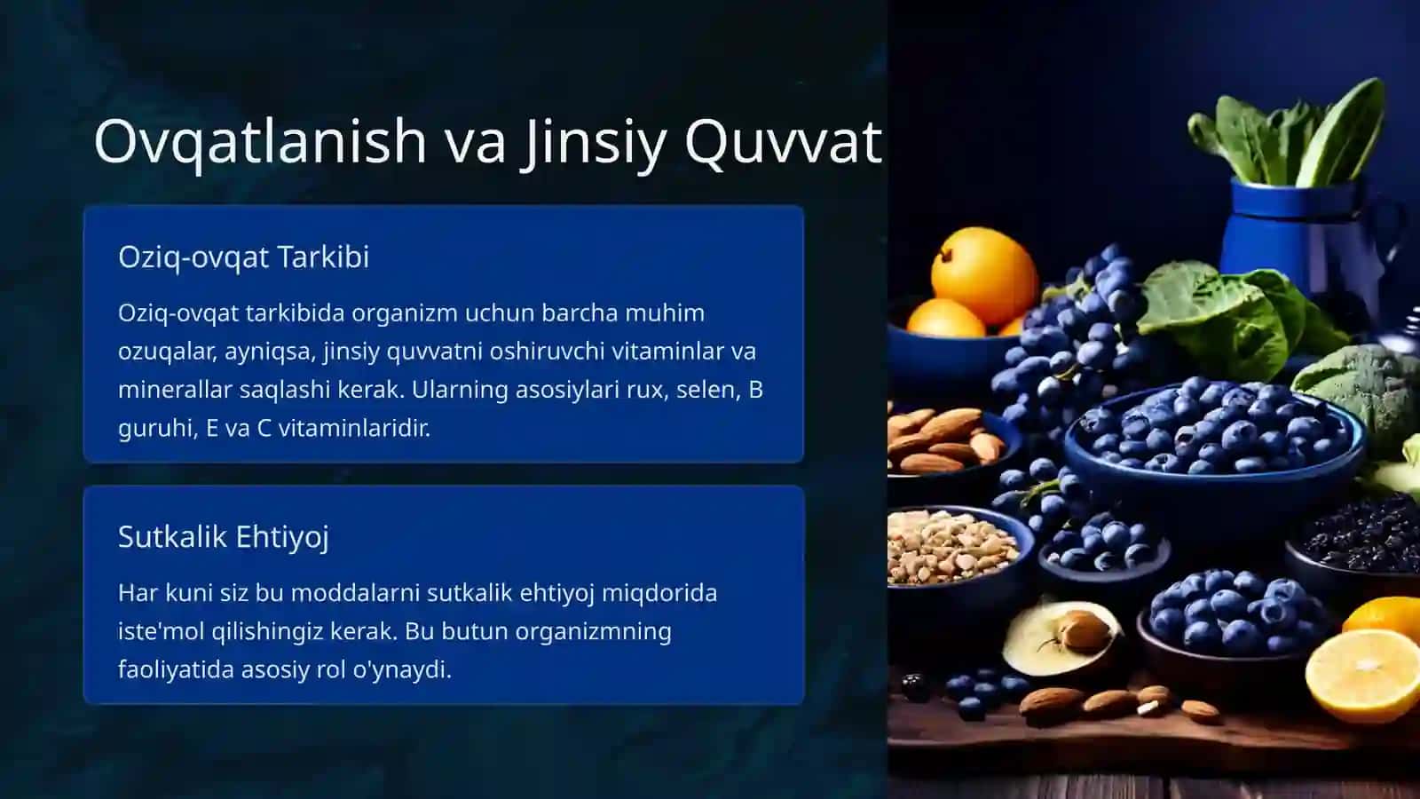 Jinsiy Quvvatni Tabiiy Ravishda Oshirish 2