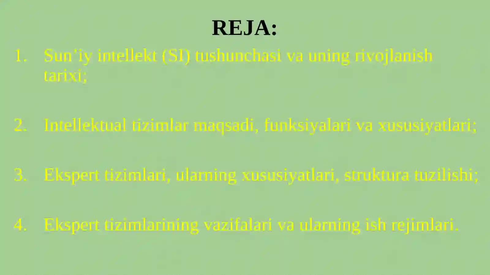 Sun'iy intellekt va tushuncha sivauning rivojlanishi 2