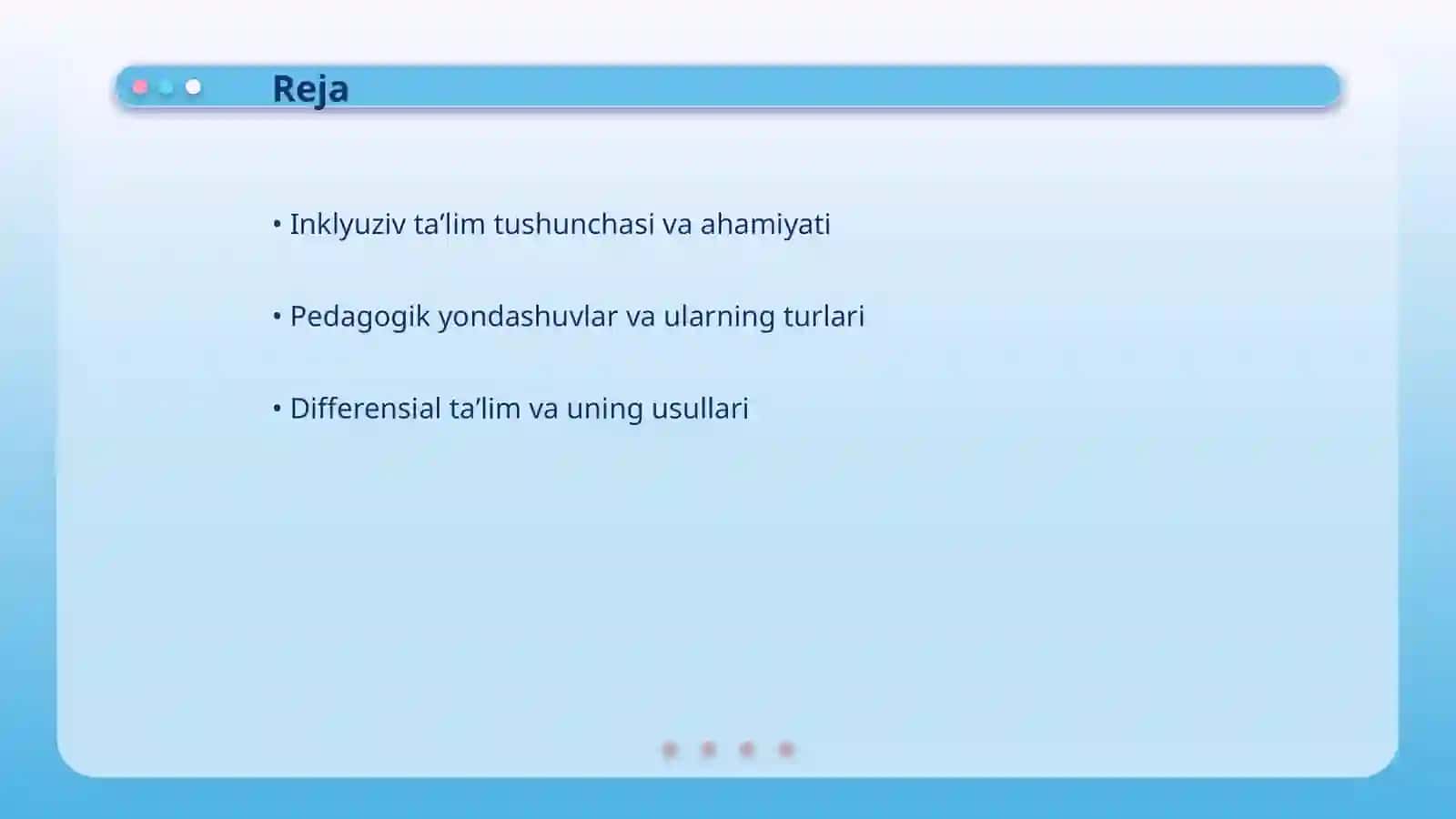 Inklyuziv taʼlimning pedagogik yondashuvlari 2