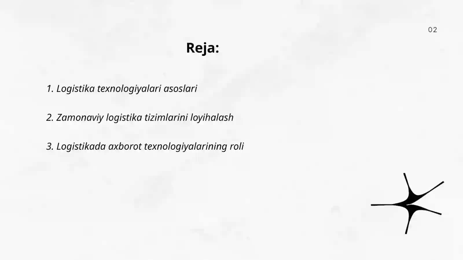 Zamonaviy logistik texnologiyalar 2