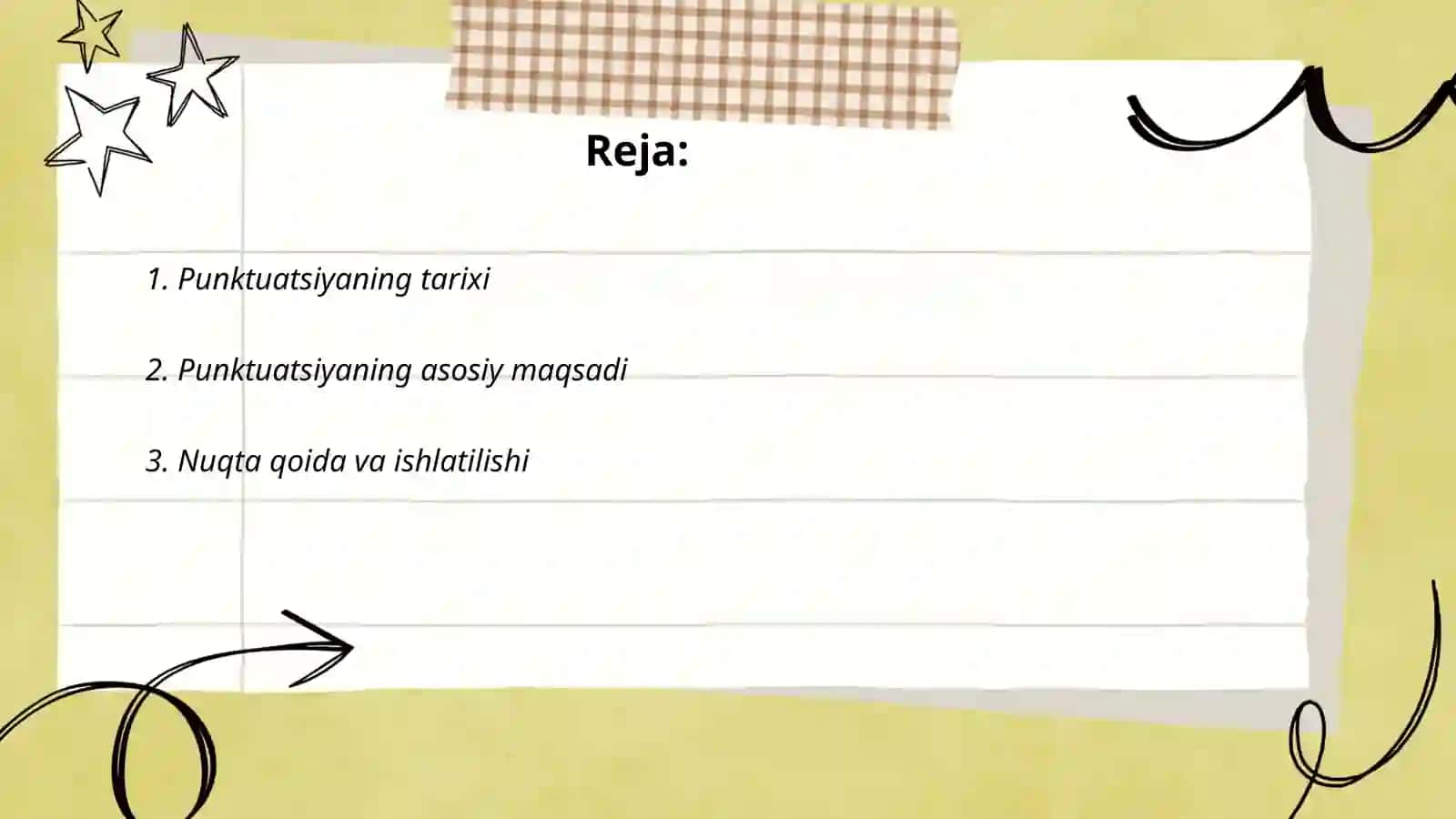 Punktuatsiya haqida umumiy ma'lumot 2