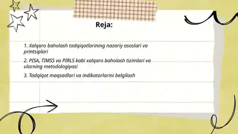 Xalqaro baholash tadqiqotlari 2