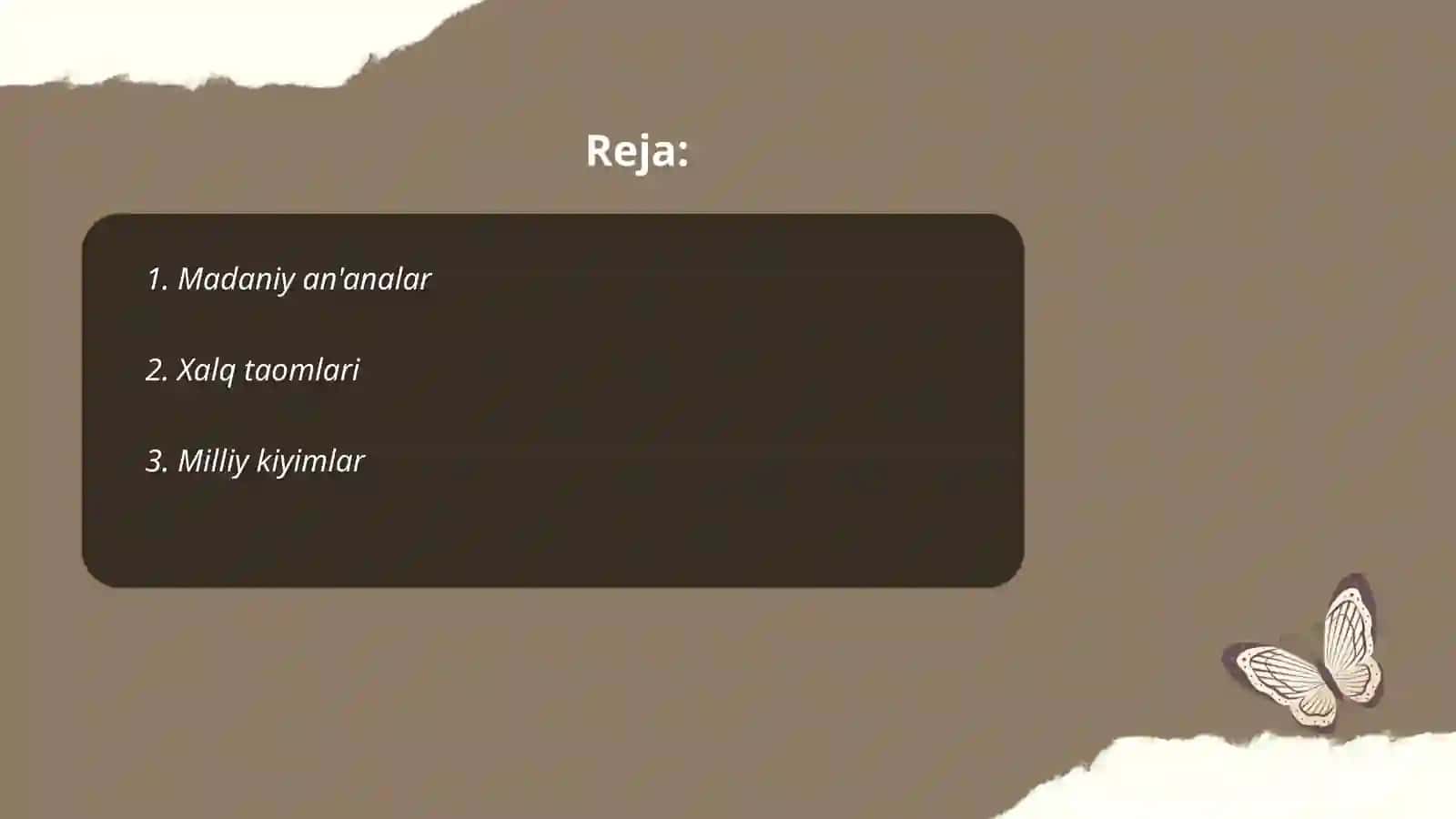 Dunyo xalqlari madaniyati 2
