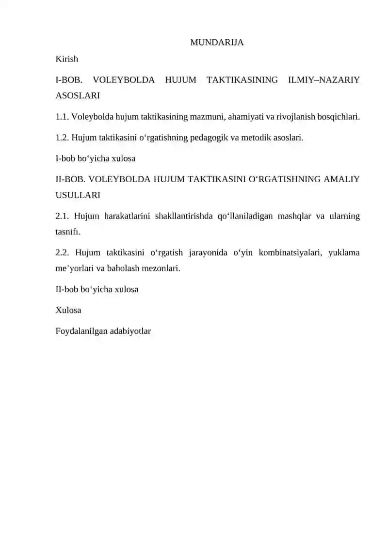 Voleybolda hujum taktikasini o'rgatish 2