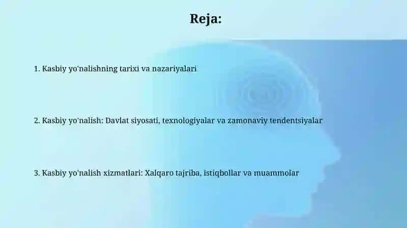 Kasb hunarga yo'naltirish uning ta'rixiy taraqqiyoti 2