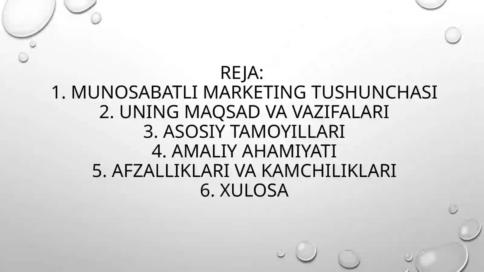 Munosabatli Marketing 2