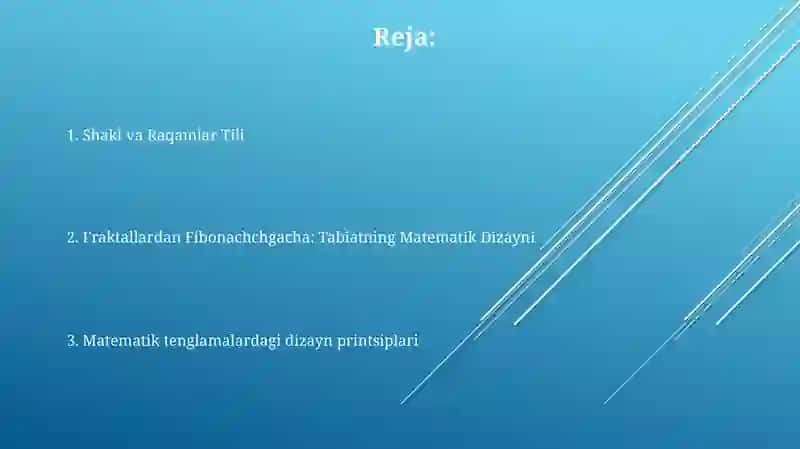 Dizaynerlikni matematikaga bog'lash 2