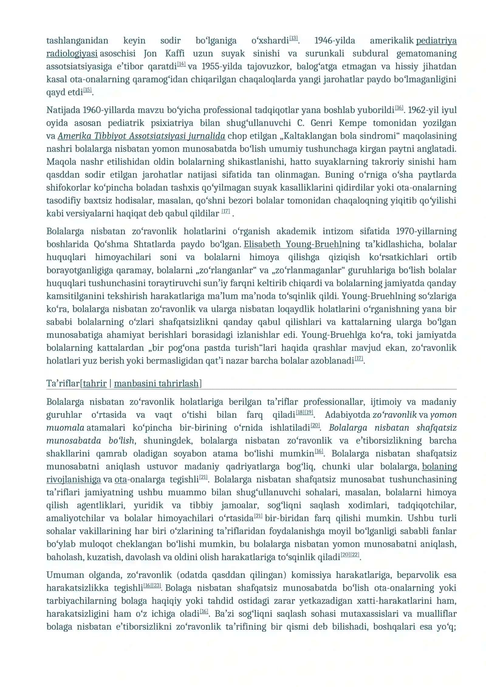 Bolalarga nisbatan zoʻravonlik 2