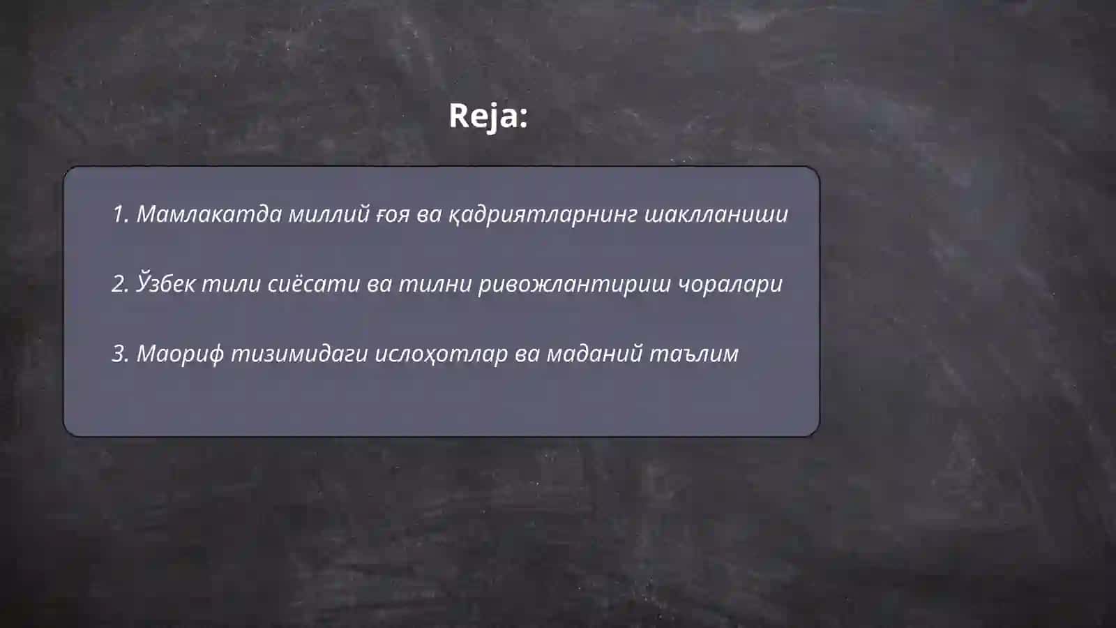 Мустакиллик йилларида Узбекистон ма'навий ва маданий тараккиёти 2