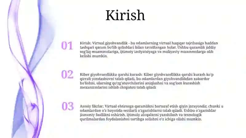 Virtual Tutqinlikka Qarshi Kurash 2
