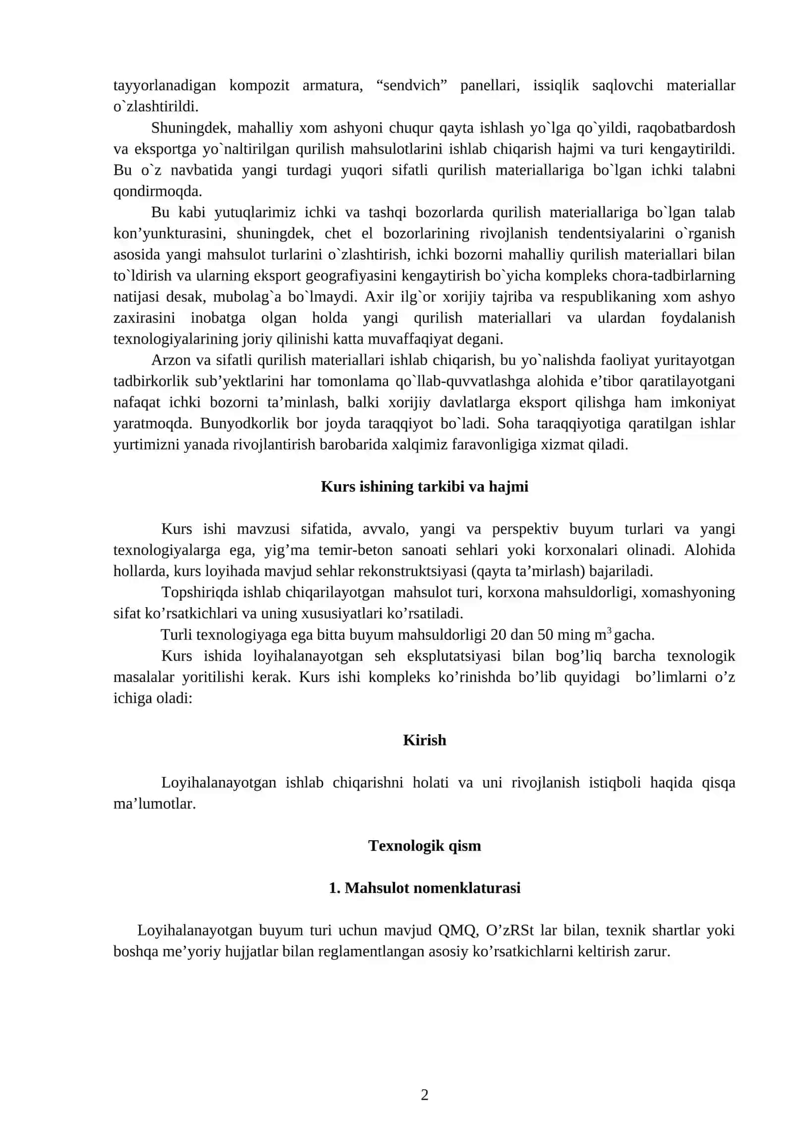 Qurilish Materiallari Yaratish 2
