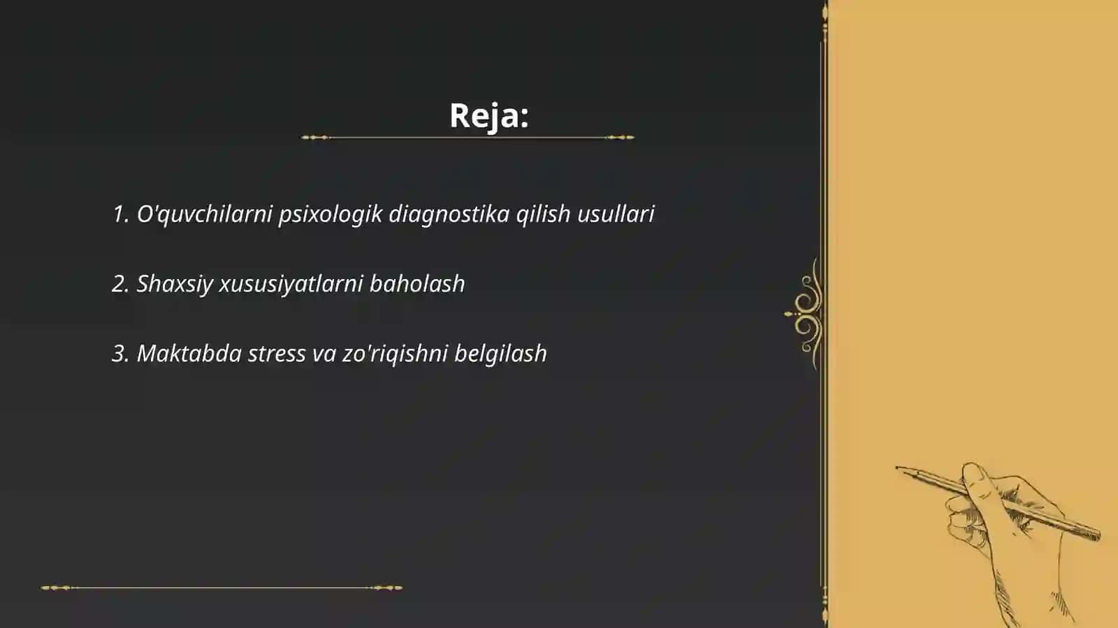 O'quvchilarni psixologik diagnostika qilish usullari 2