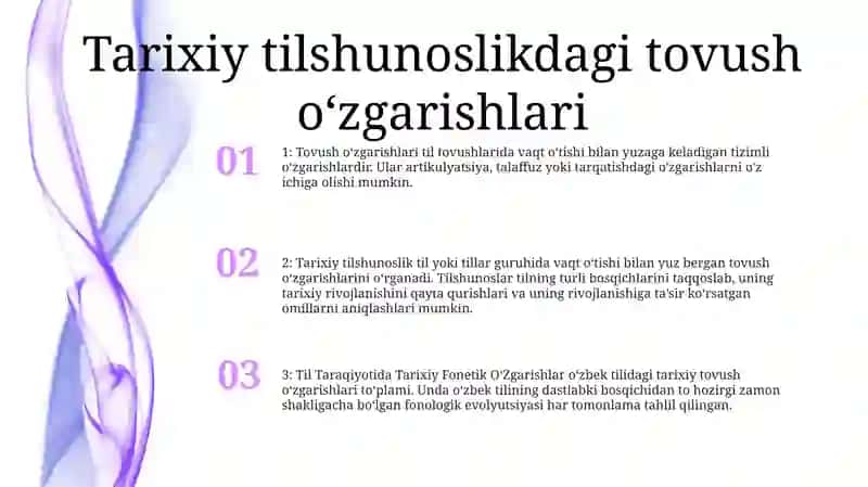 Til Taraqiyotida Tarixiy Fonetik O'Zgarishlar 2