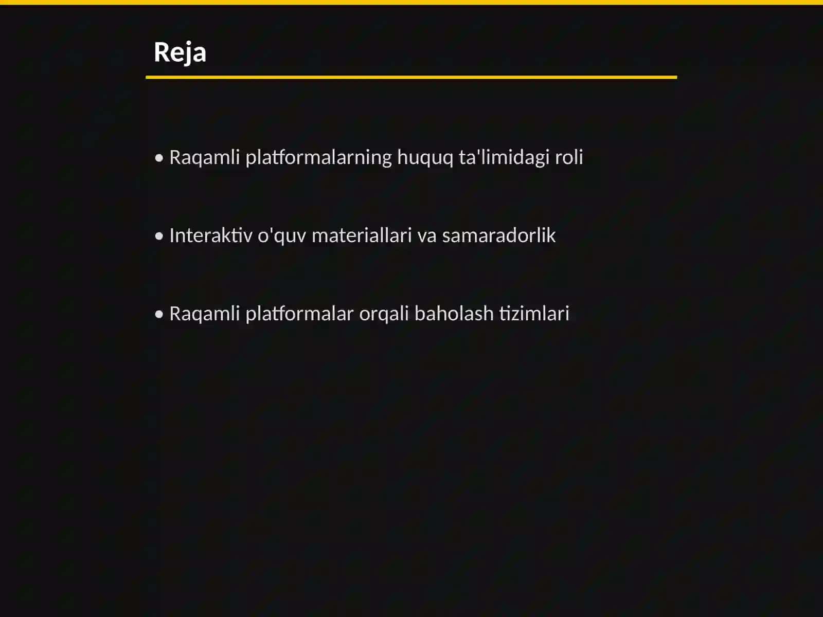 Raqamli Platformalardan Foydalanish Samaradorligi 2