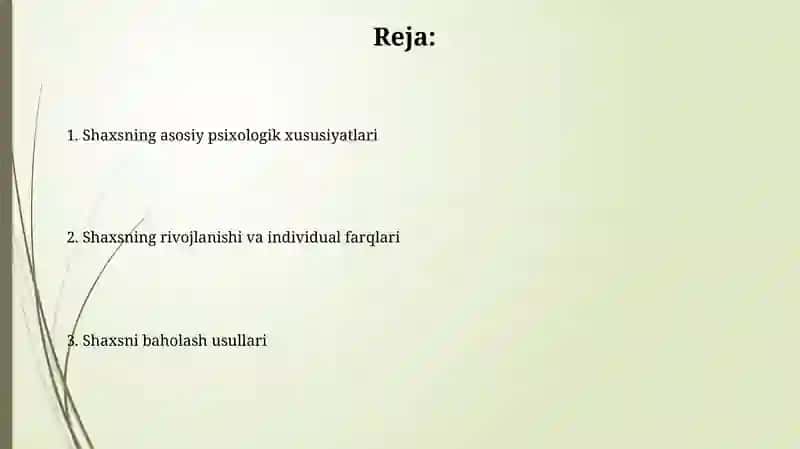 Shaxsning individual-psixologik xususiyatlari 2