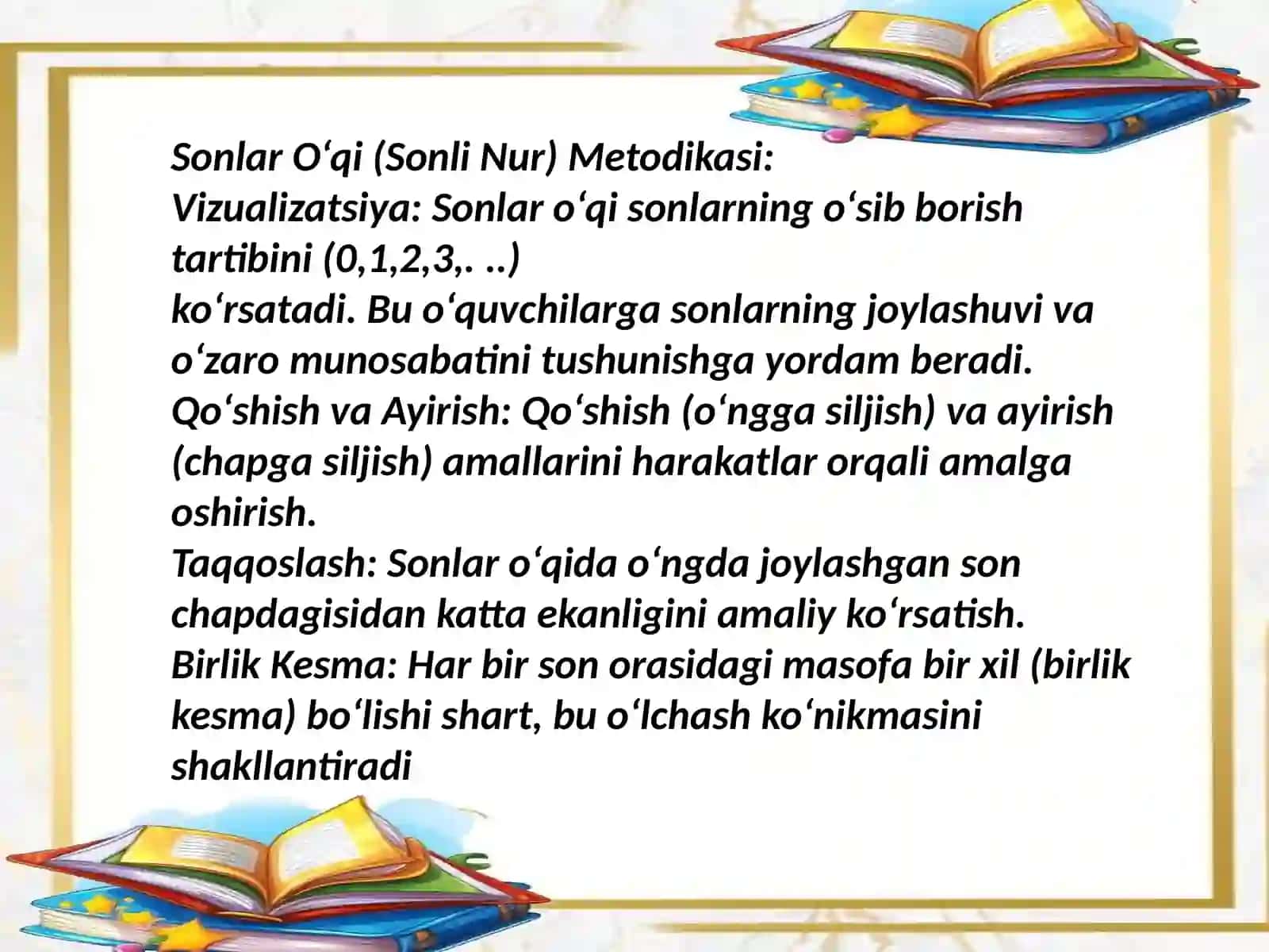 ixtisoslashtirgan boshlang'ich sinflarda son ôqi 2
