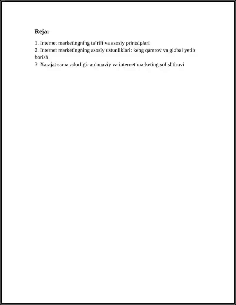INTERNET MARKETING 2