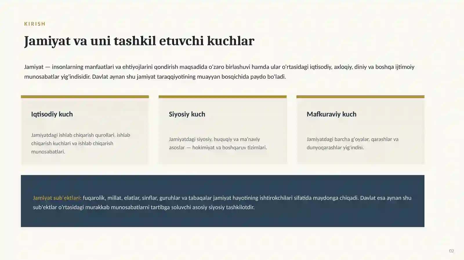 DAVLAT VA HUQUQ NAZARIYASI 2