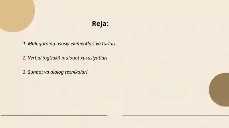 Muloqot asoslari.Verbal va Novebral muloqot turlari.yozma muloqot turlari 2