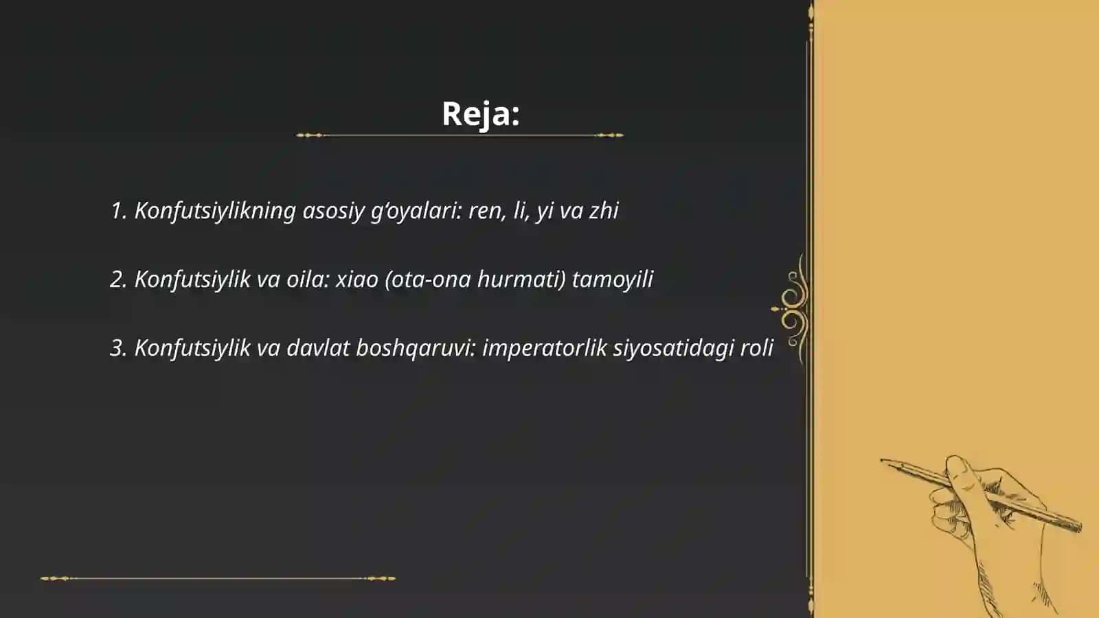 Konfutsiylik talimoti va uning Xitoy diniga 2