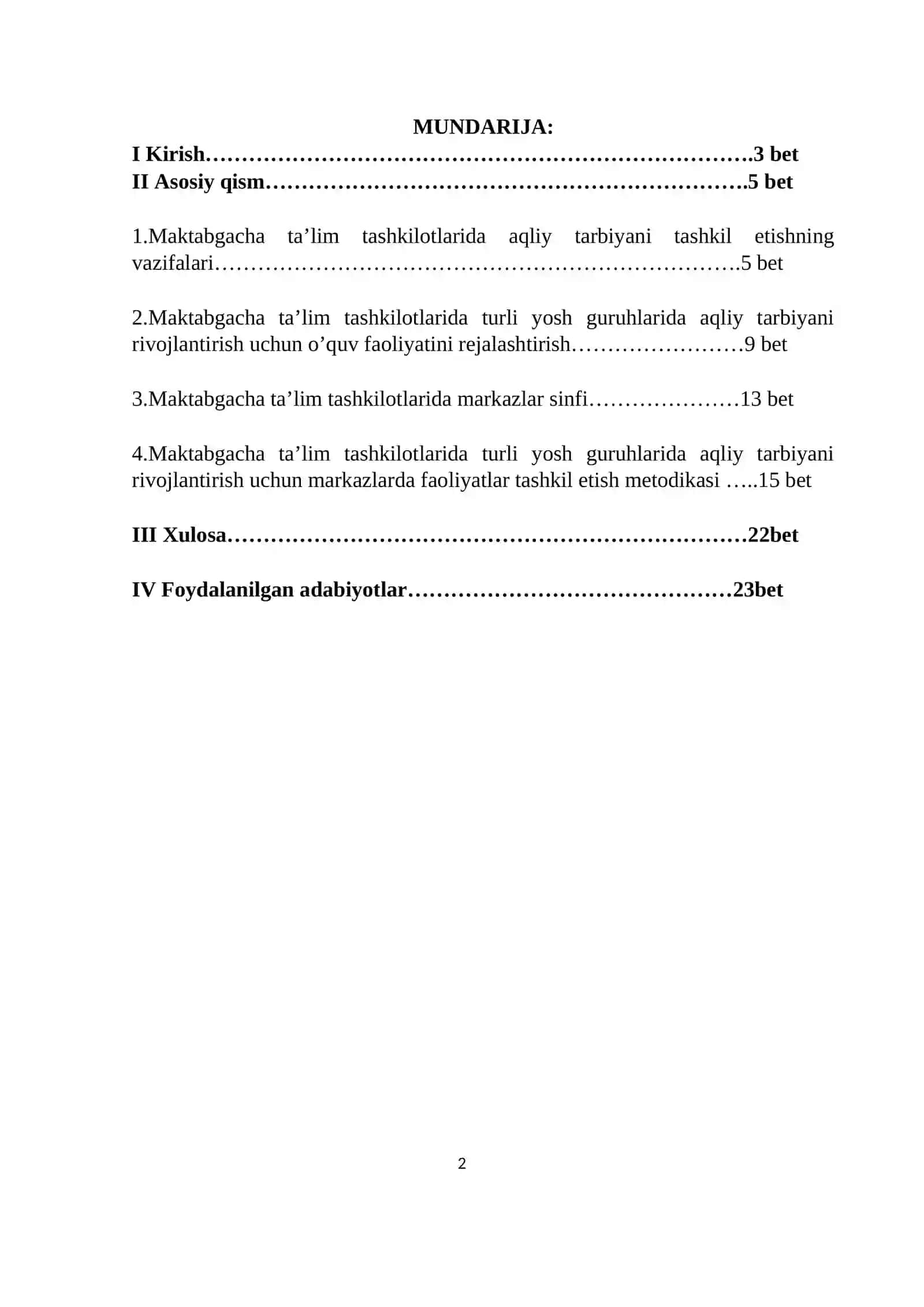MAKTABGACHA TA’LIM TASHKILOTLARIDA AQLIY TARBIYANI TASHKIL ETISH 2