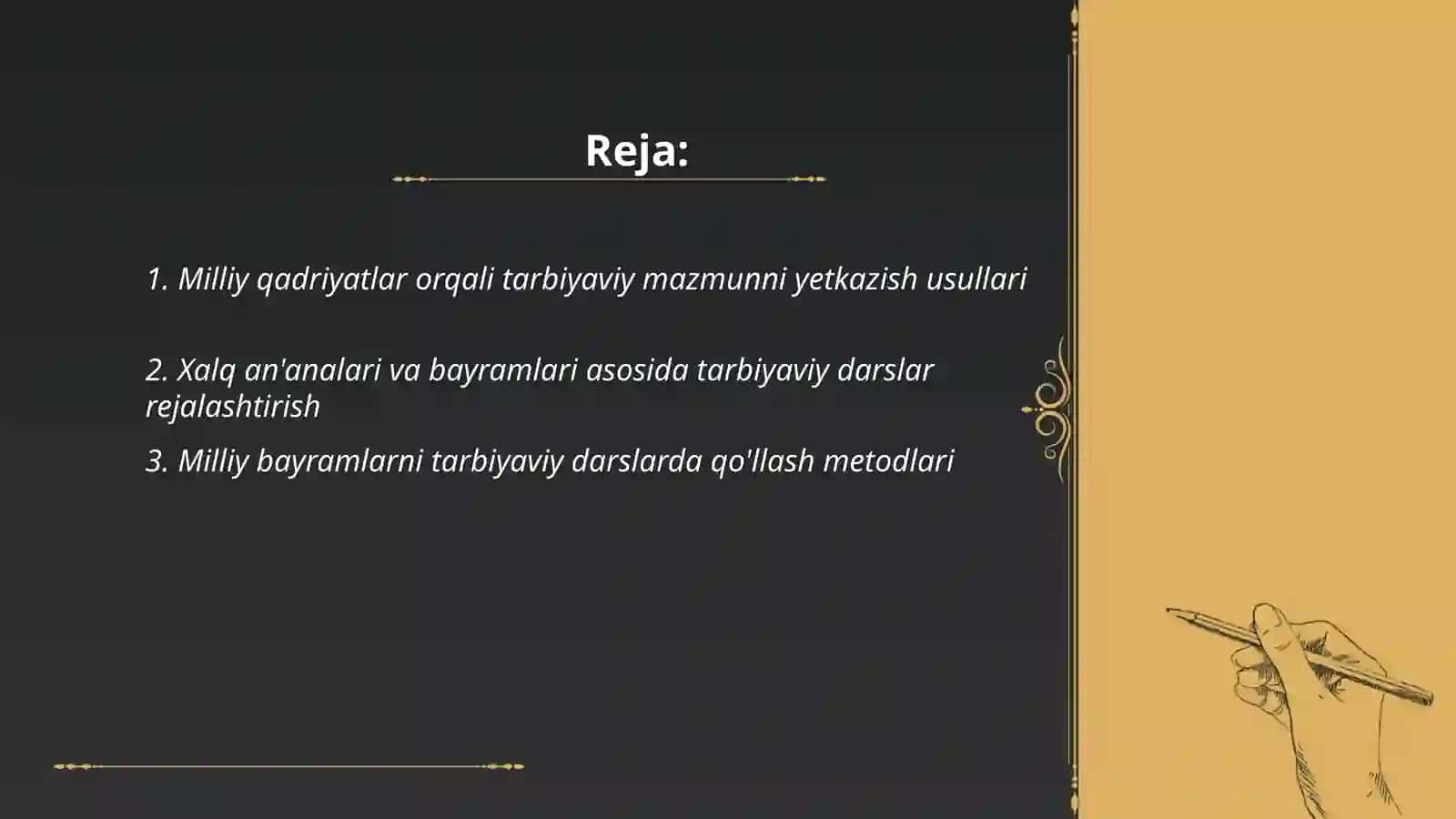 Tarbiya Fanini O'qitish Metodikasi 2