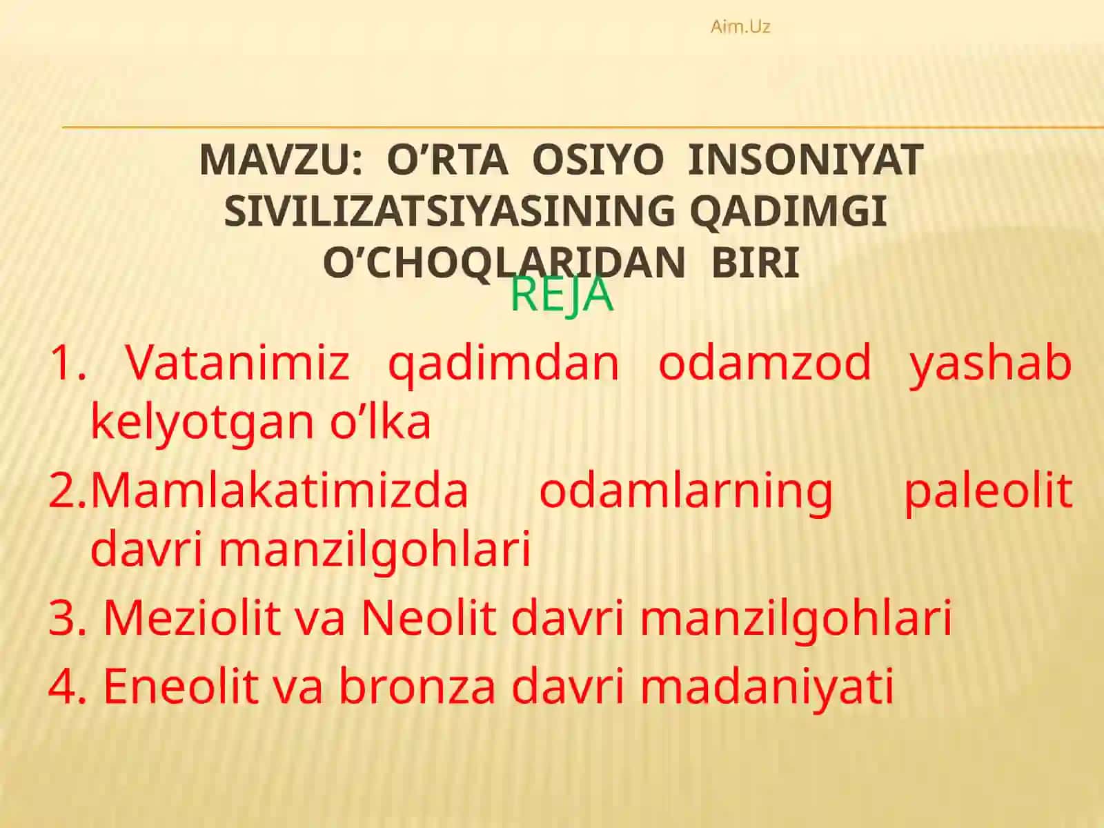 O’rta osiyoinsoniyatsivilizatsiyasiningqadimgio’choqlaridanbiri 2