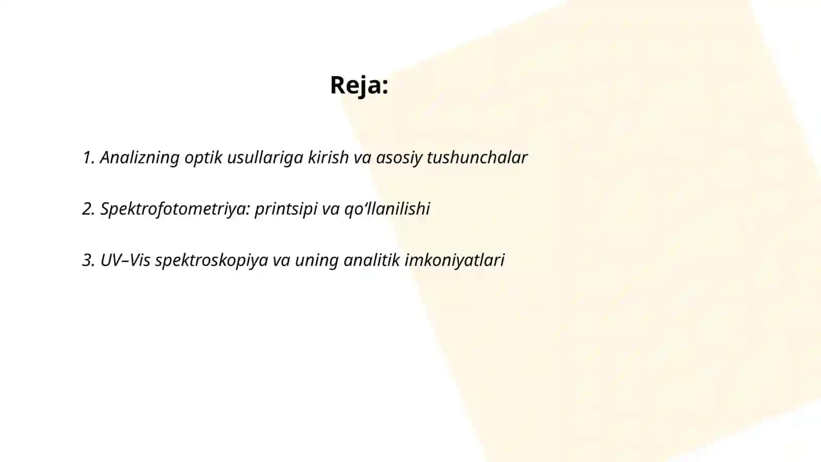 Analizning optik usullari 2