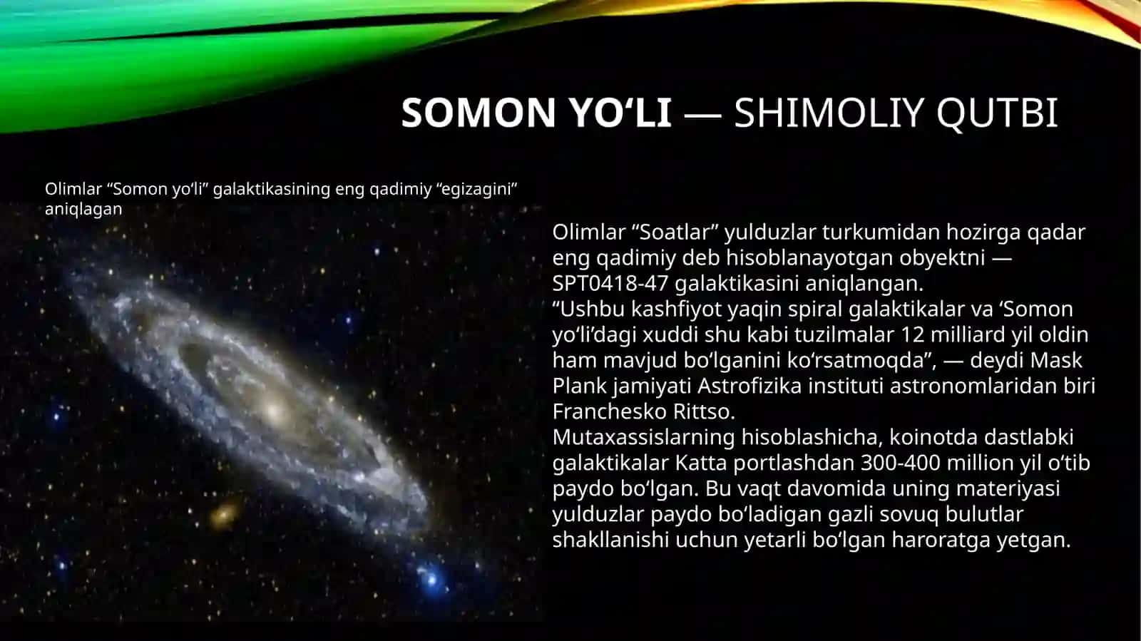 Somonyoʻli SHIMOLIY QUTBI 2