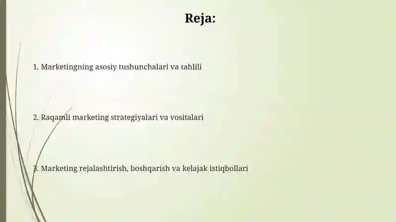 MARKETING STRATEGIYALARI 2
