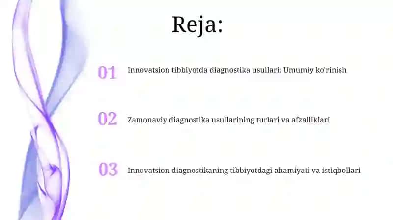 Innovatsion tibbiyotda diagnostika usullari 2