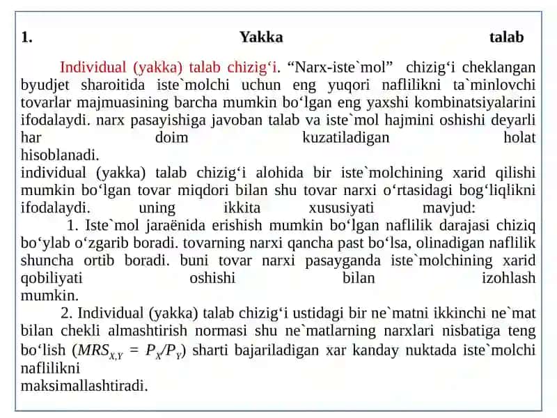 5-mavzu.Individual va bozor talabi 2