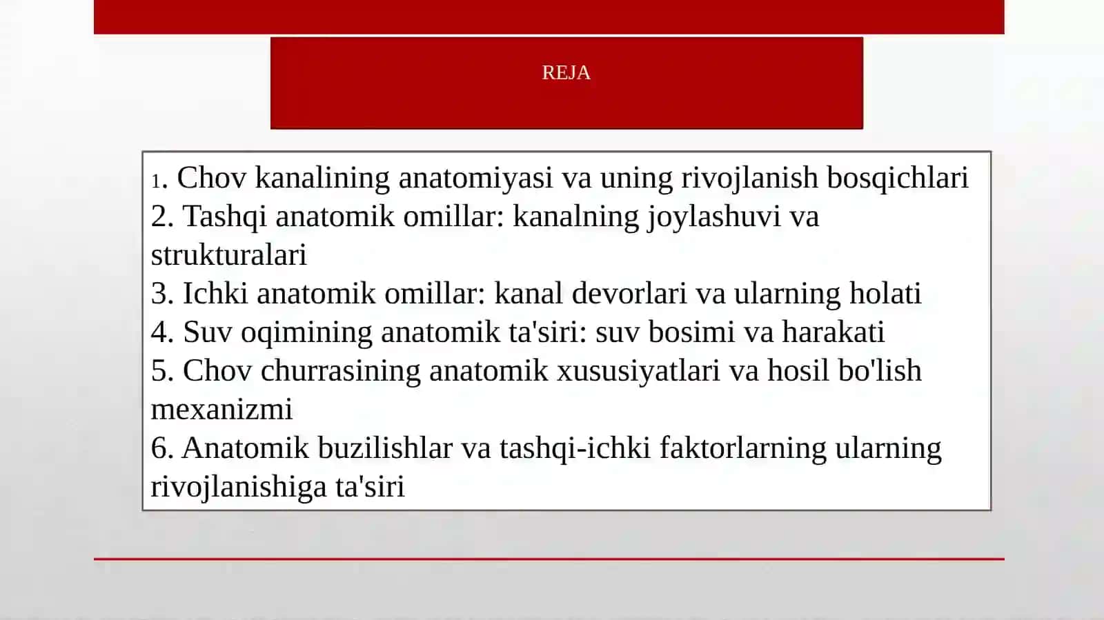 CHOV KANALI RIVOJLANISHI CHOV 2