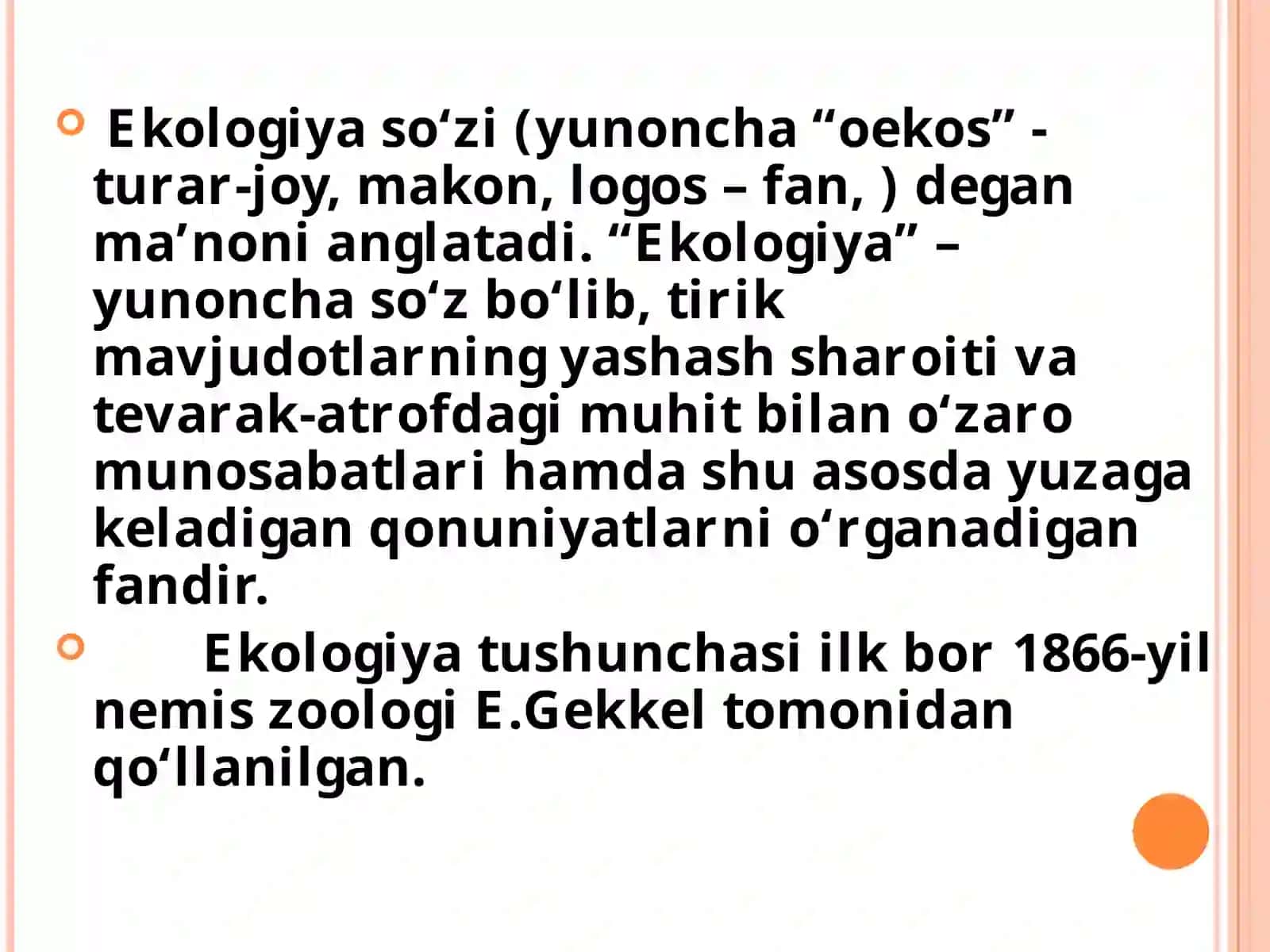 EKOLOGIK TA’LIM VA TARBIYA 2