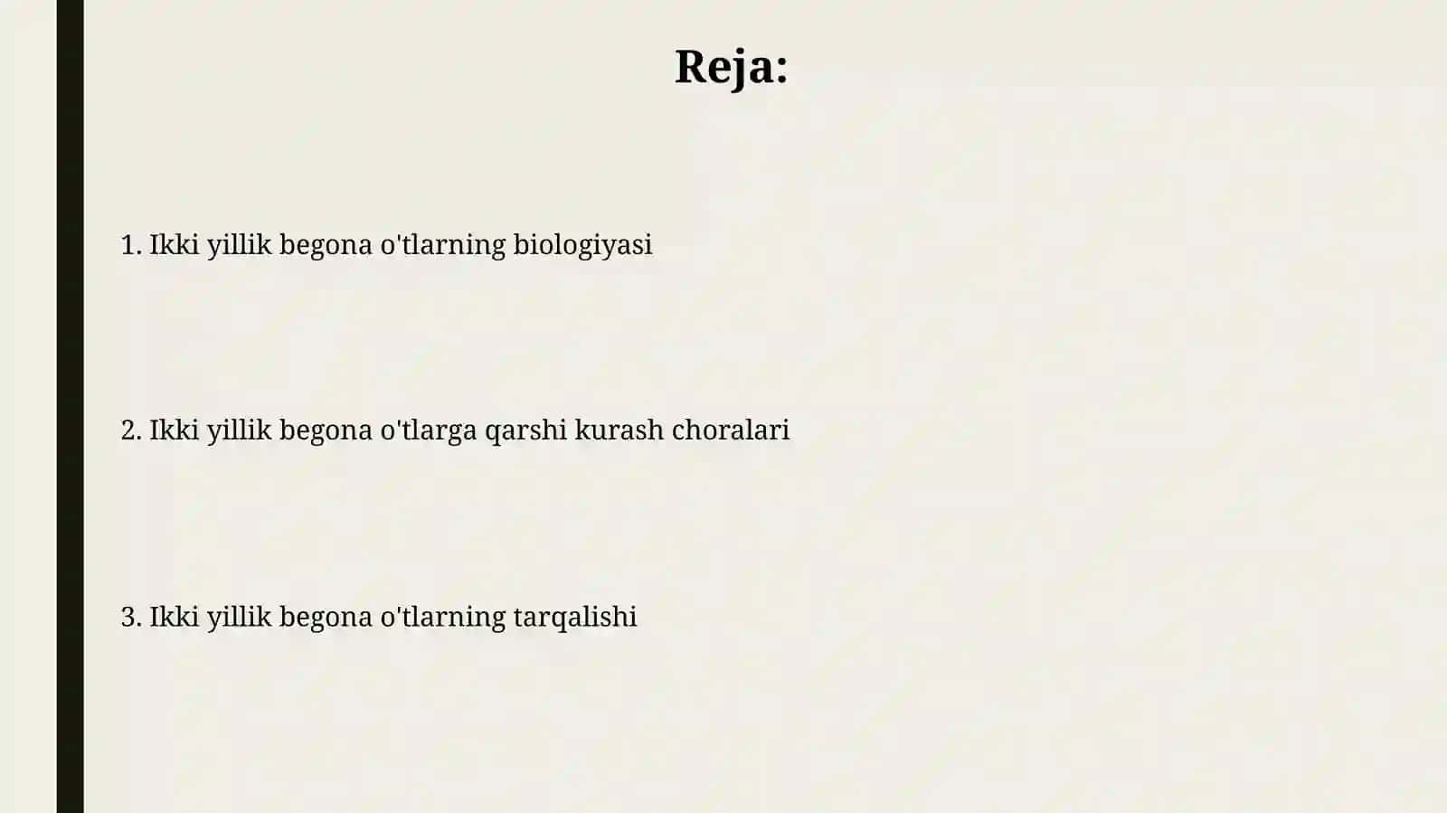 Ikki yillik begona oʻtlar 2