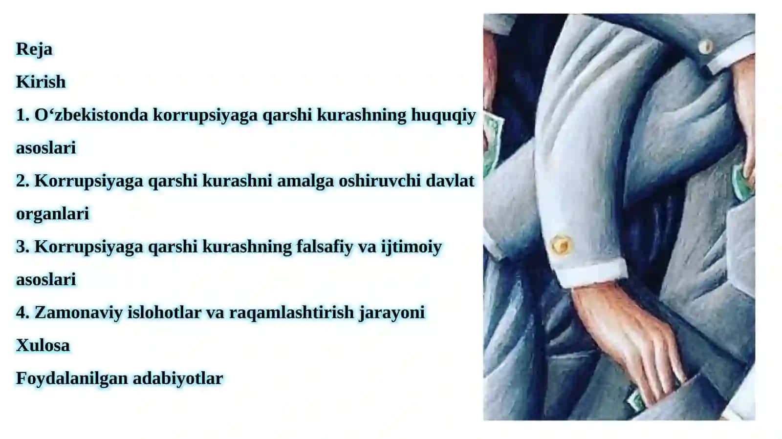 O‘zbekistonda korrupsiyaga qarshi kurash qonunchiligi 2