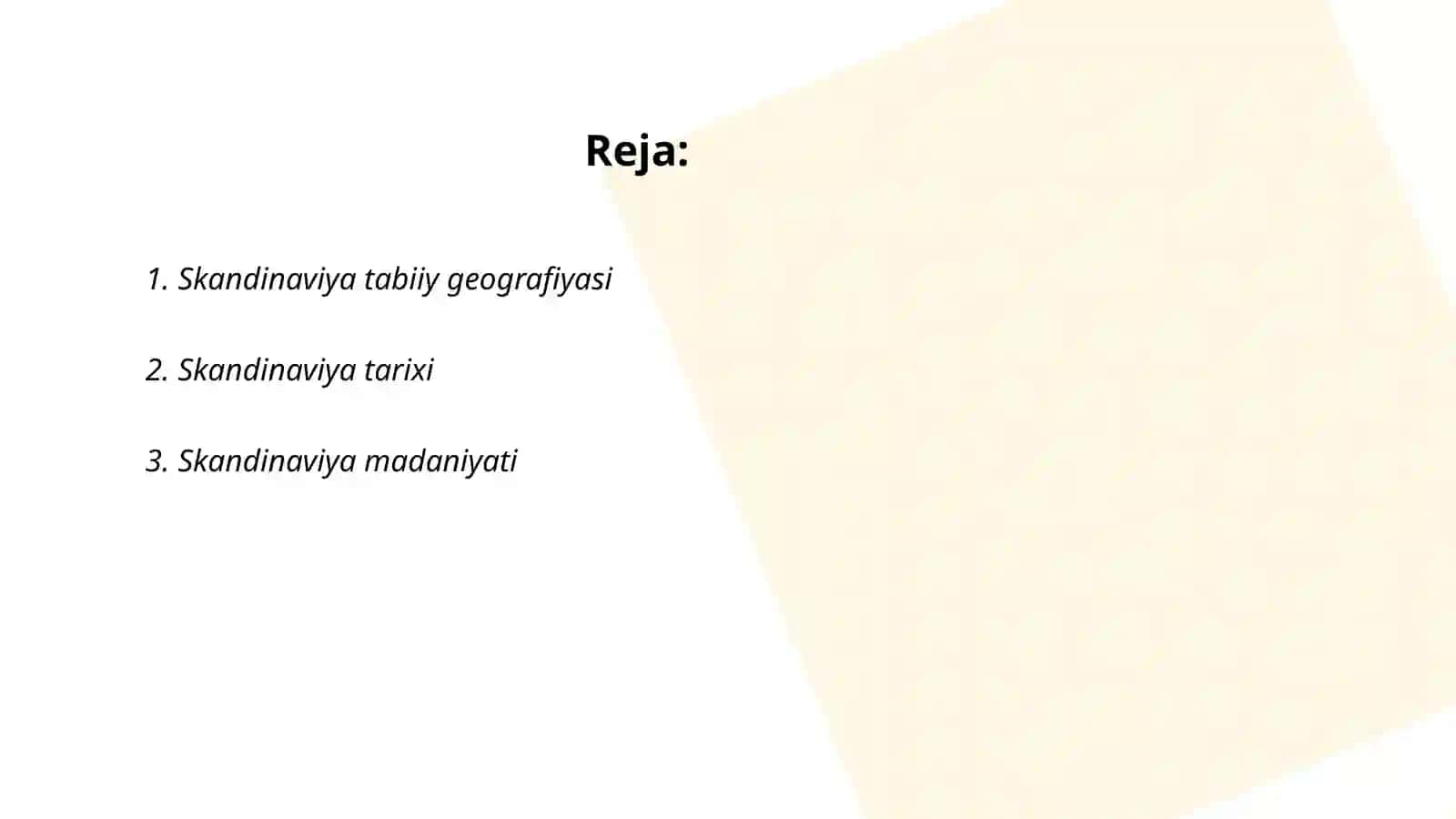 Skandinaviya tabiiy geografiyasi 2