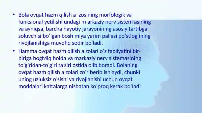 Hazm tizimi gistologiyasi 2